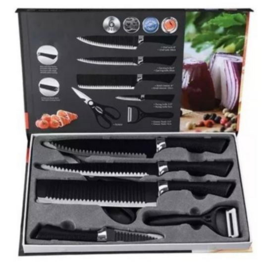 Set de Cuchillos Premium de 6 Piezas