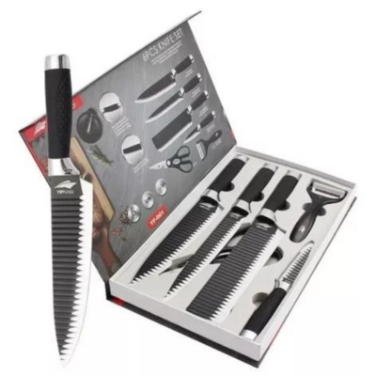 Set de Cuchillos Premium de 6 Piezas