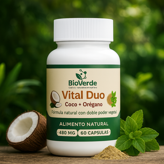 VITAL DUO™ Aceite de coco y orégano 60 caps