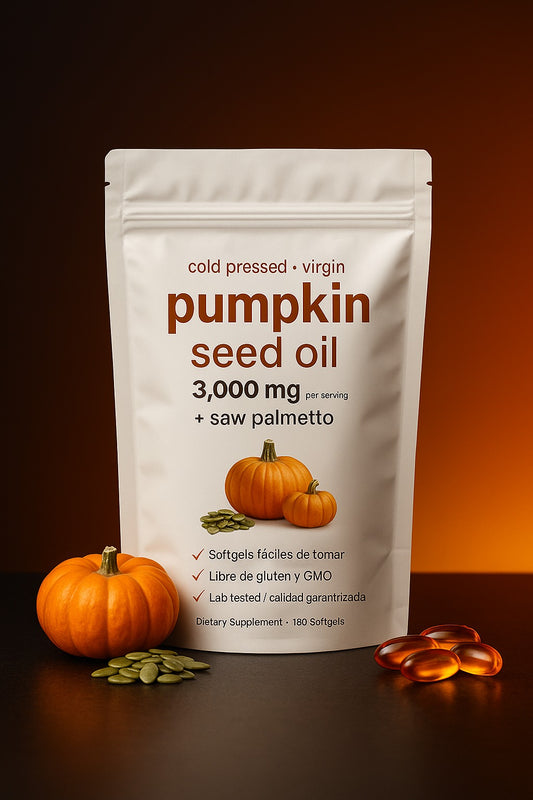 Aceite de Semilla de Calabaza 3000 Mg 60 cápsulas