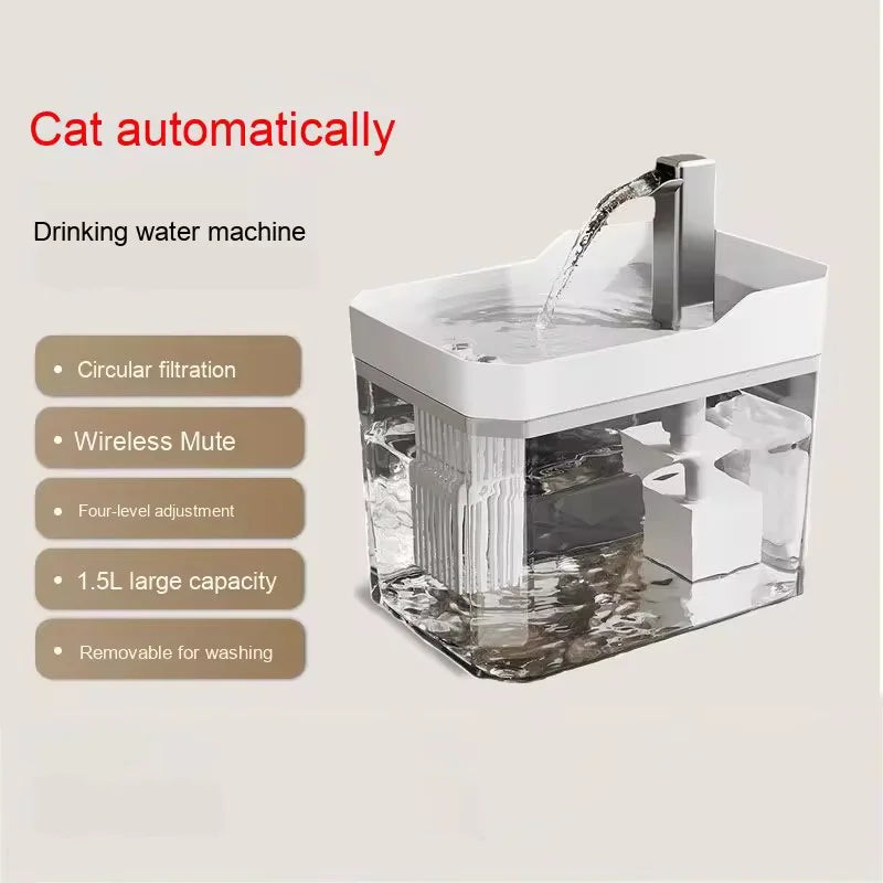 💦 Bebedero Automático para Gatos – Silencioso y Siempre Limpio