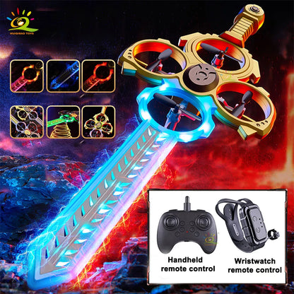 ⚡ Dron Espada Voladora con Luces LED