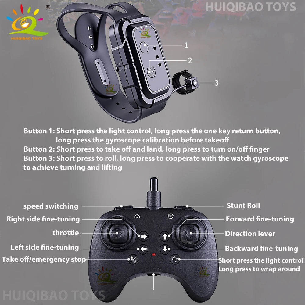 ⚡ Dron Espada Voladora con Luces LED