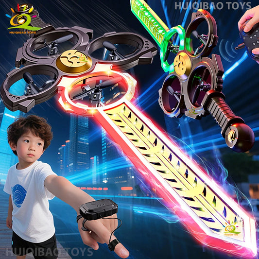 ⚡ Dron Espada Voladora con Luces LED